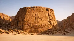 A 5,000-year-old Sinai rock carving shows how ancient Egypt broadcast power