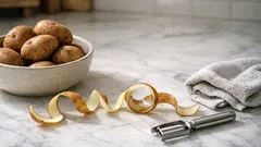 The potato peeler mistake that makes peeling potatoes slower and messier
