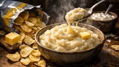 Potato chip mashed potatoes are real, and this weird kitchen hack actually works
