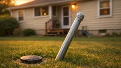 That metal pipe in your yard may be a buried oil tank warning