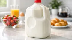 Why milk jugs have that round dent on the side