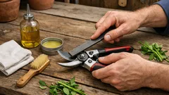 How to sharpen pruning shears in 10 minutes for cleaner cuts