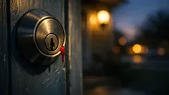 Red wax on your lock: What it could mean and what to do next