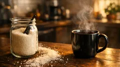 Homemade vanilla sugar is the easiest way to make your morning coffee taste café-level