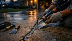 How to repair concrete cracks before your driveway or patio gets worse