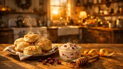 Cranberry honey butter recipe that makes biscuits, rolls, and toast taste holiday-ready