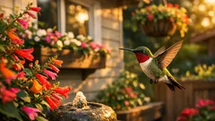 7 plants that attract hummingbirds and turn even a small yard into a favorite stop