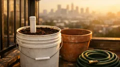 How to make a DIY self-watering container for patio tomatoes