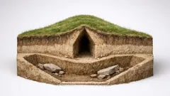 Archaeologists find a medieval tunnel carved into a Neolithic burial site near Reinstedt