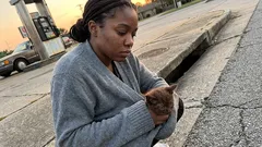 Short story: She was trembling by the curb, but that wasn't what got me